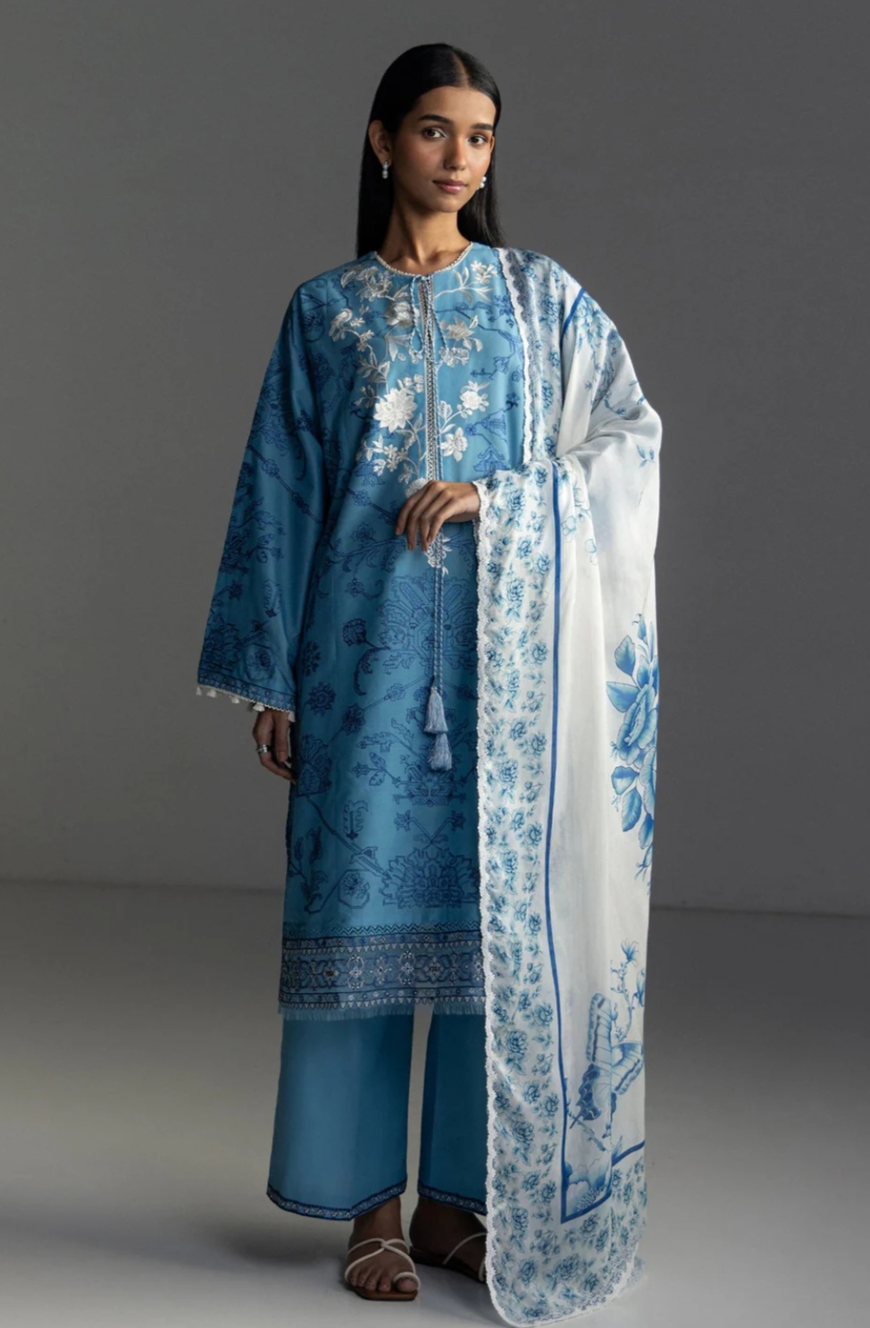 Zara Shahjahan COCO Embroidered Lawn Suit