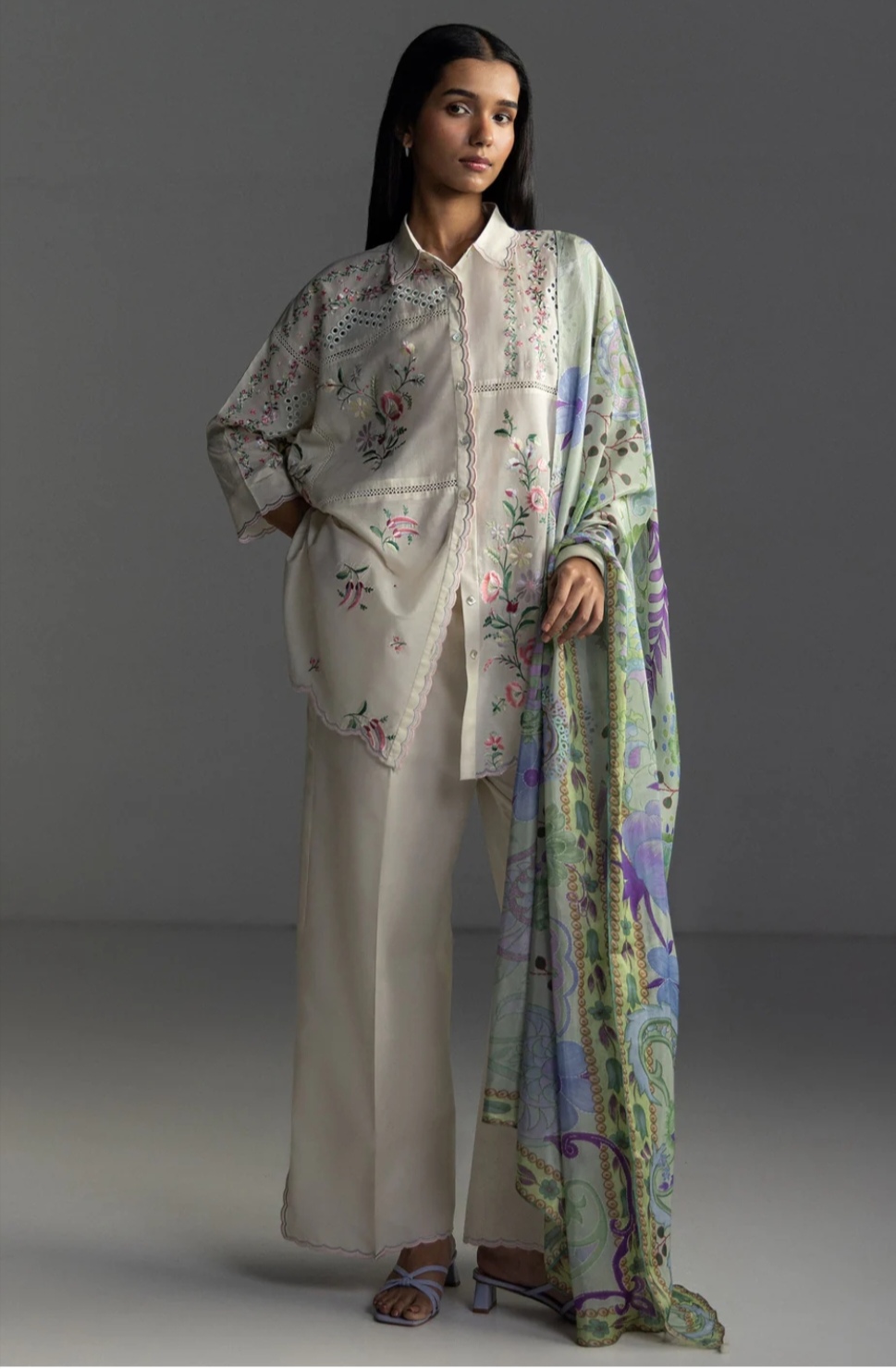 Zara Shahjahan COCO Embroidered Lawn Suit