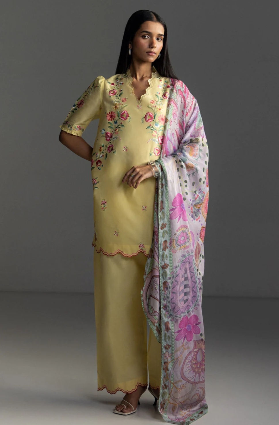 Zara Shahjahan COCO Embroidered Lawn Suit