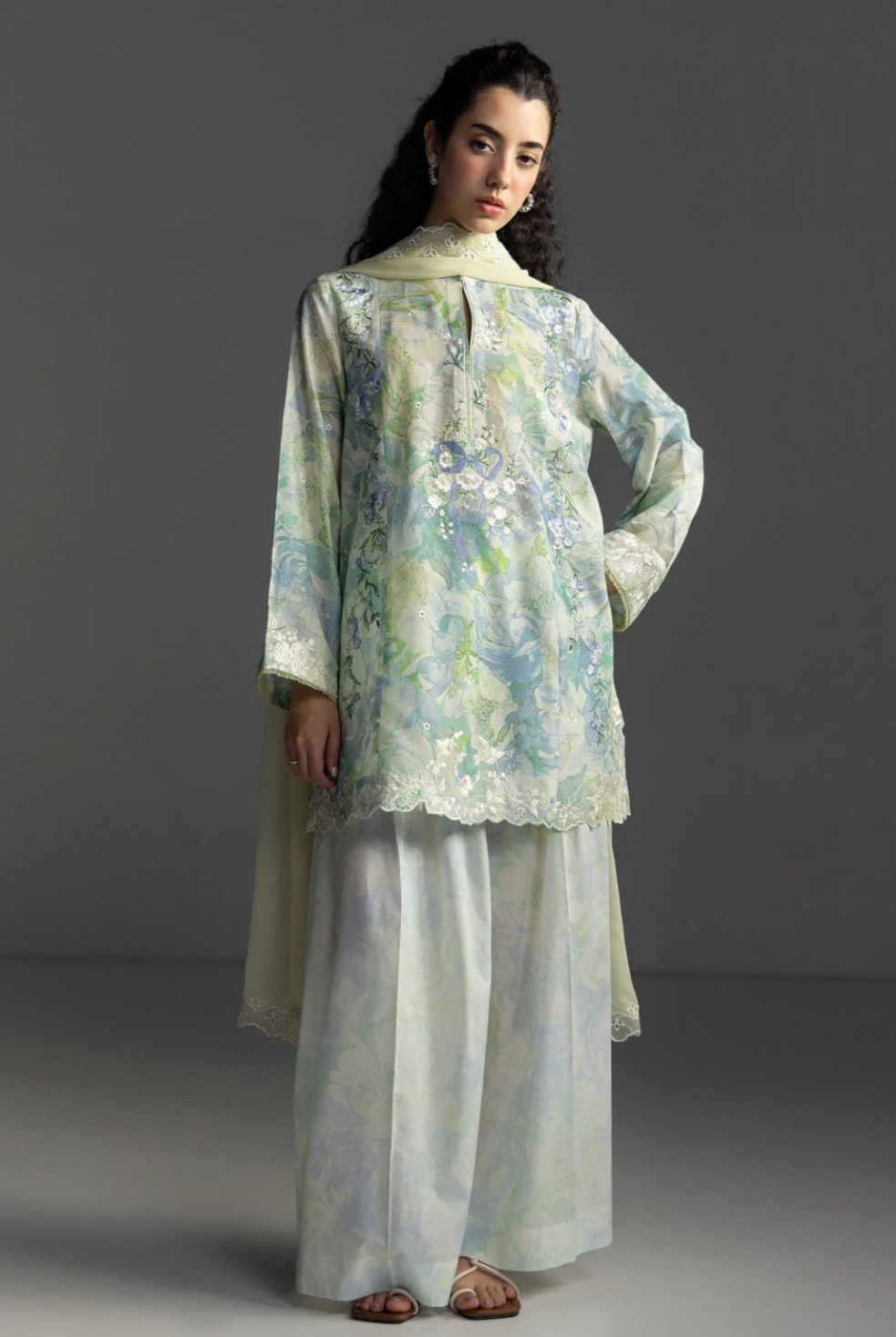 Zara Shahjahan COCO Embroidered Lawn Suit