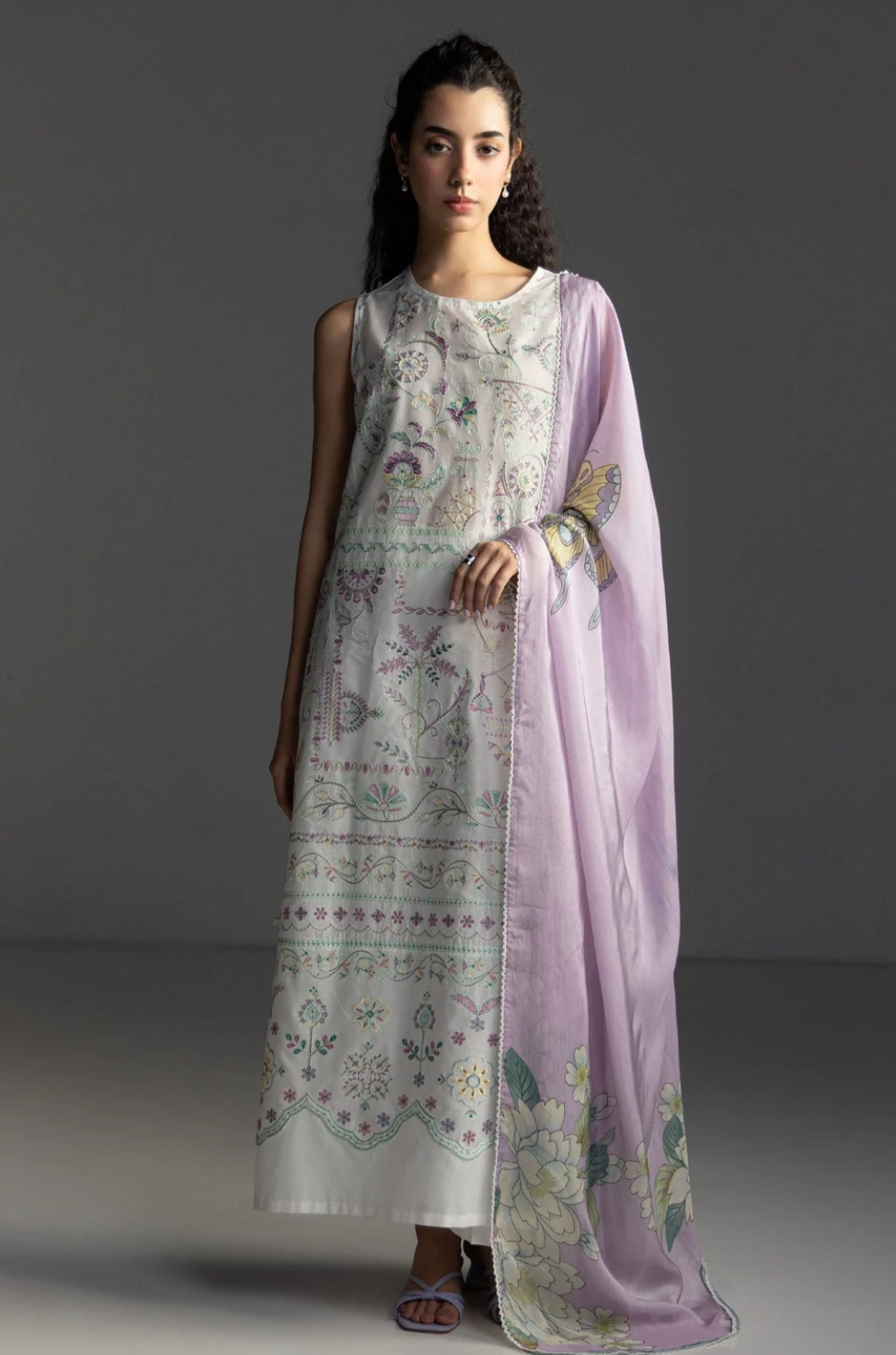 Zara Shahjahan COCO Embroidered Lawn Suit