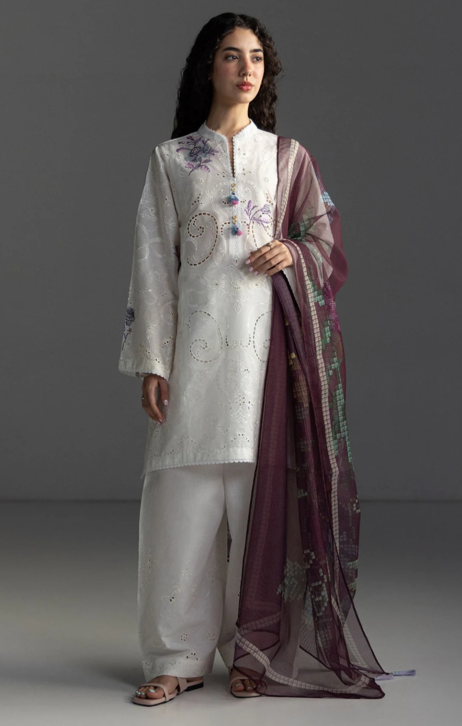 Zara Shahjahan COCO Embroidered Lawn Suit