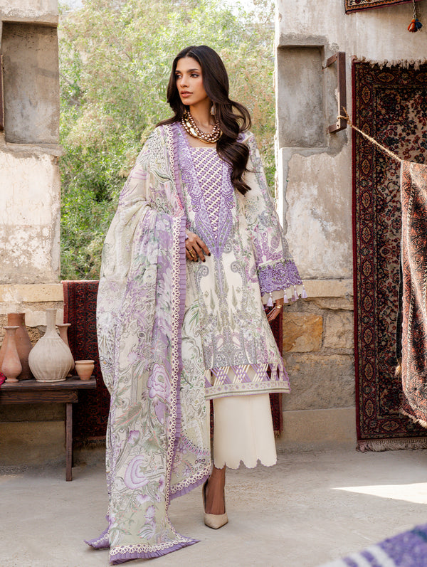Jade Embroidered Lawn Suit