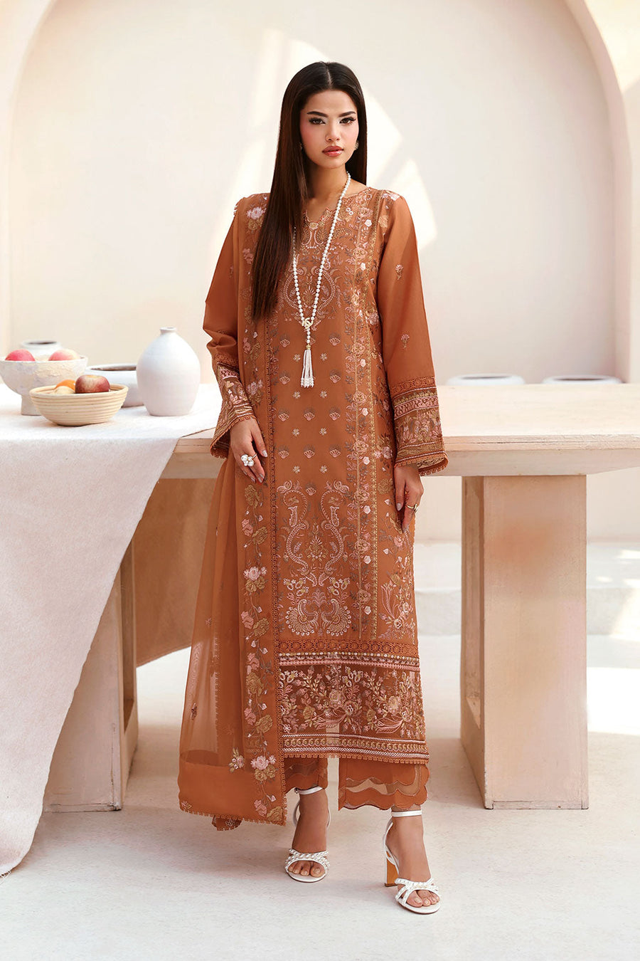 Ramsha Embroidered Lawn Suit