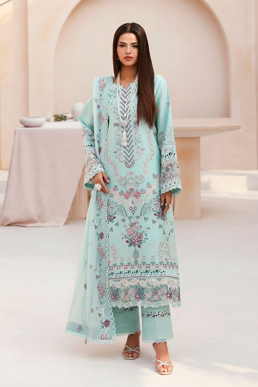 Ramsha Embroidered Lawn Suit