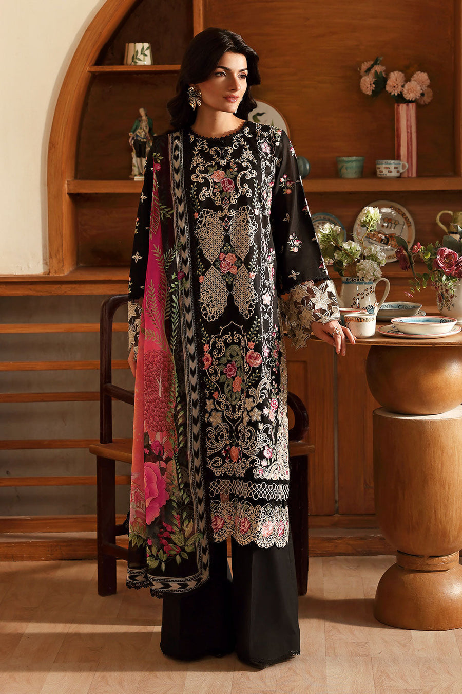 Ramsha Embroidered Lawn Suit