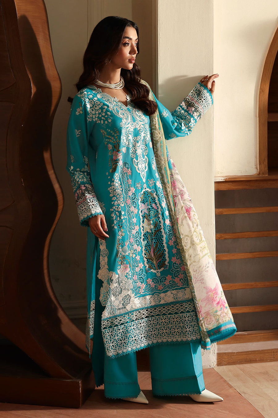 Ramsha Embroidered Lawn Suit