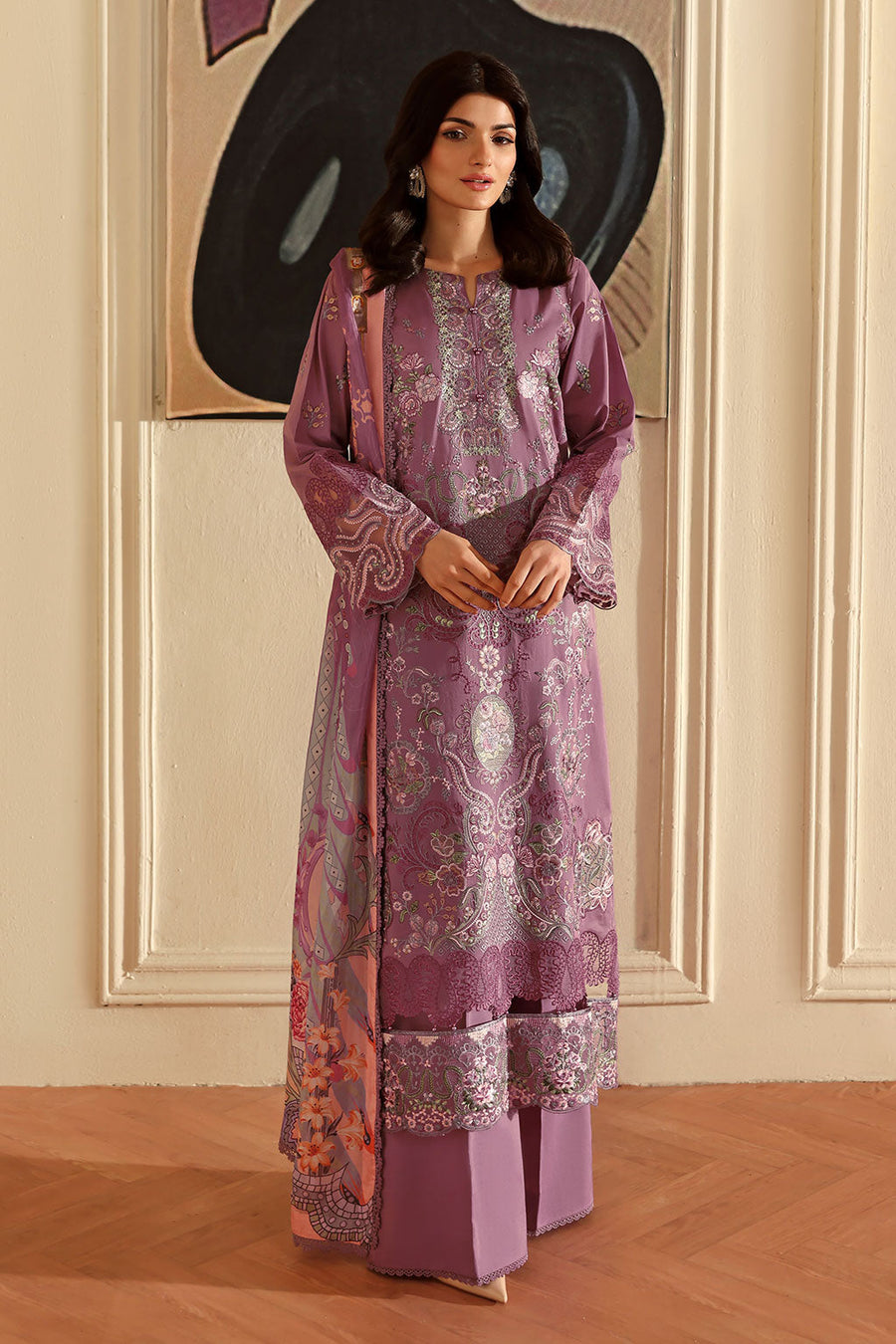 Ramsha Embroidered Lawn Suit