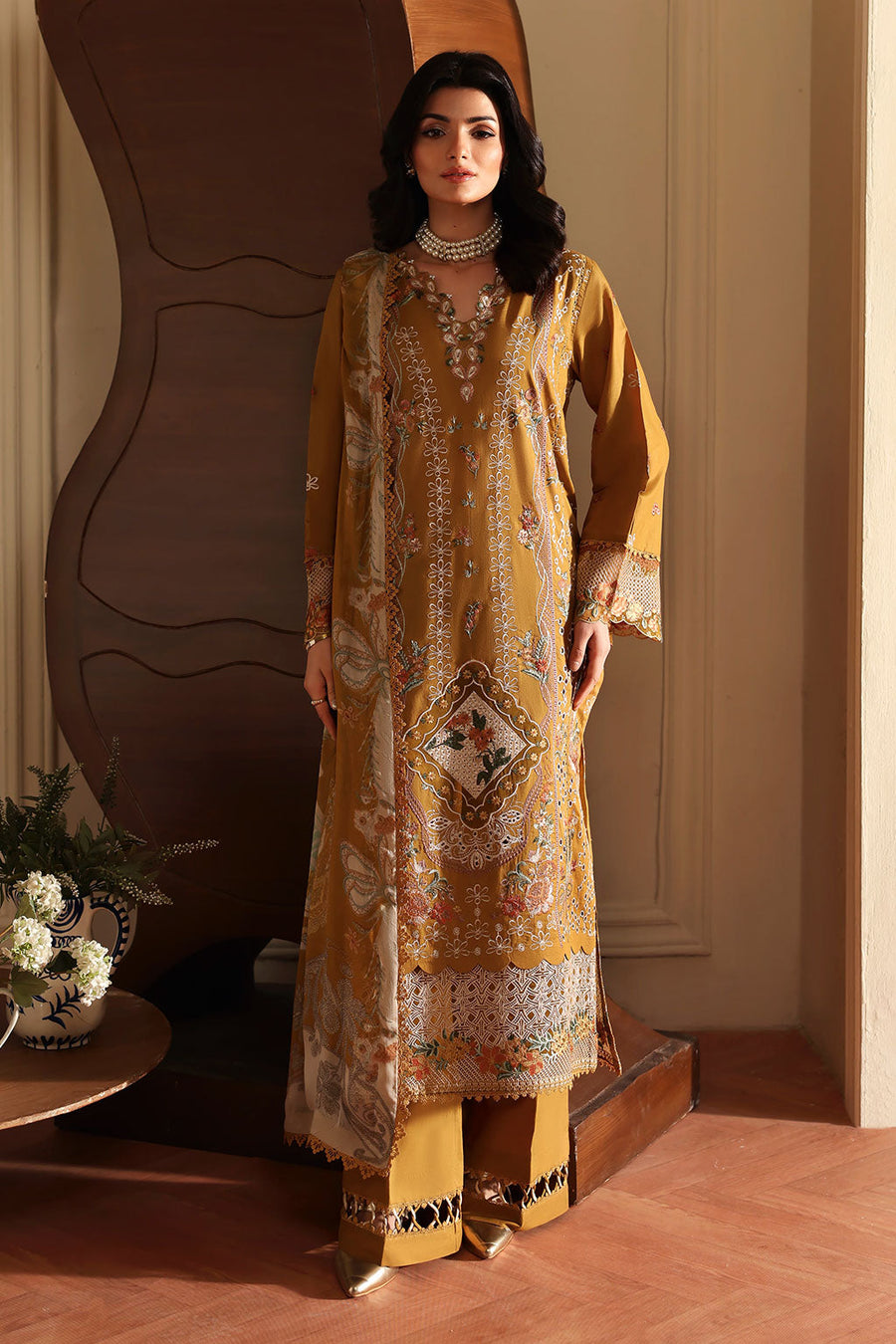 Ramsha Embroidered Lawn Suit