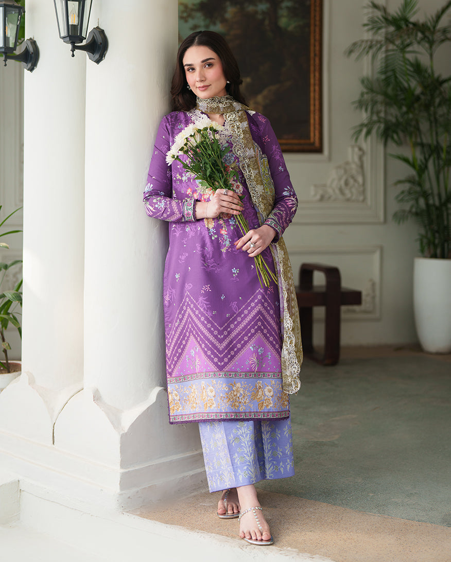 Roheenaz Embroidered Lawn Suit