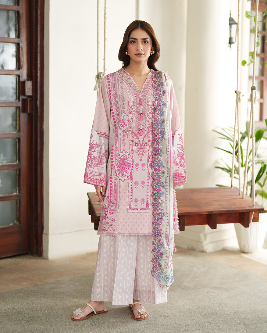 Roheenaz Embroidered Lawn Suit