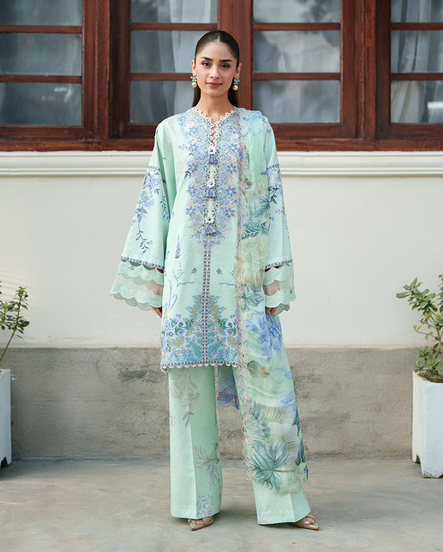 Roheenaz Embroidered Lawn Suit