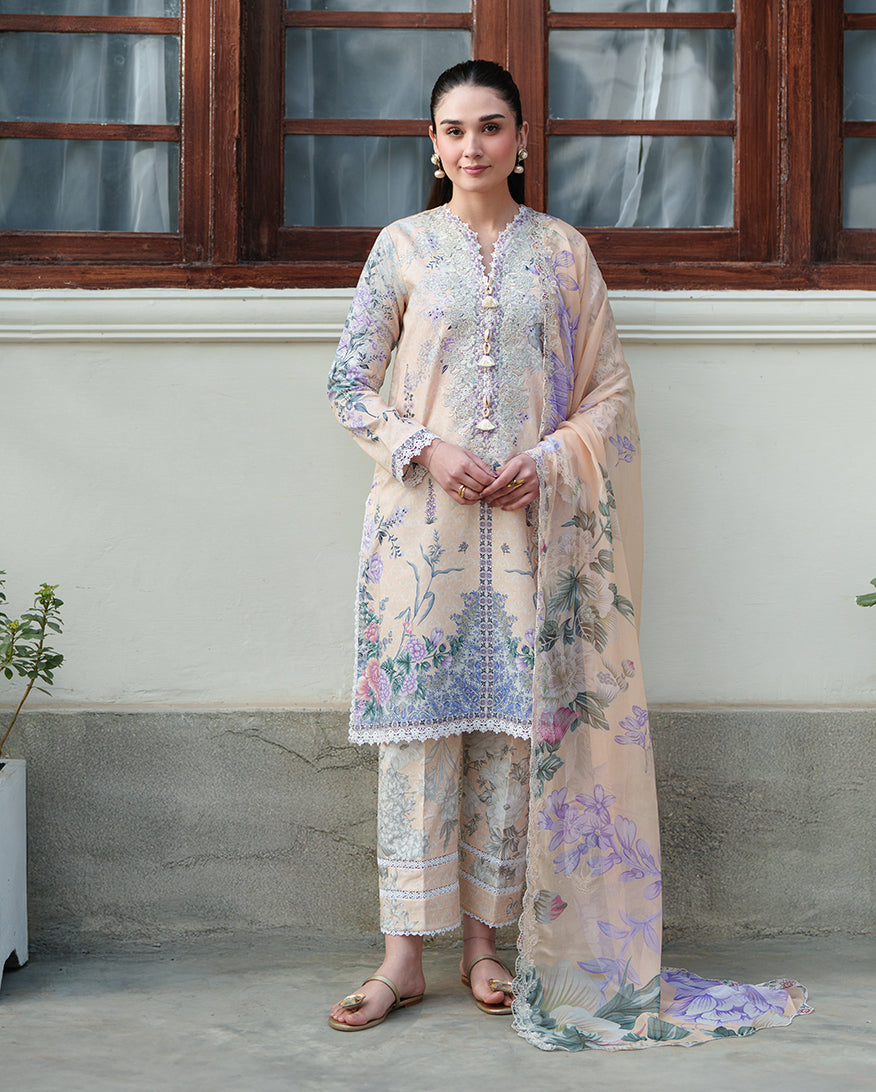 Roheenaz Embroidered Lawn Suit