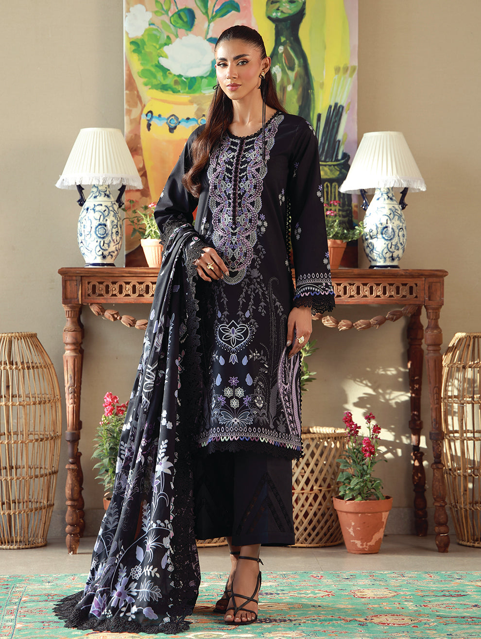Jade Urbane Embroidered Lawn Suit