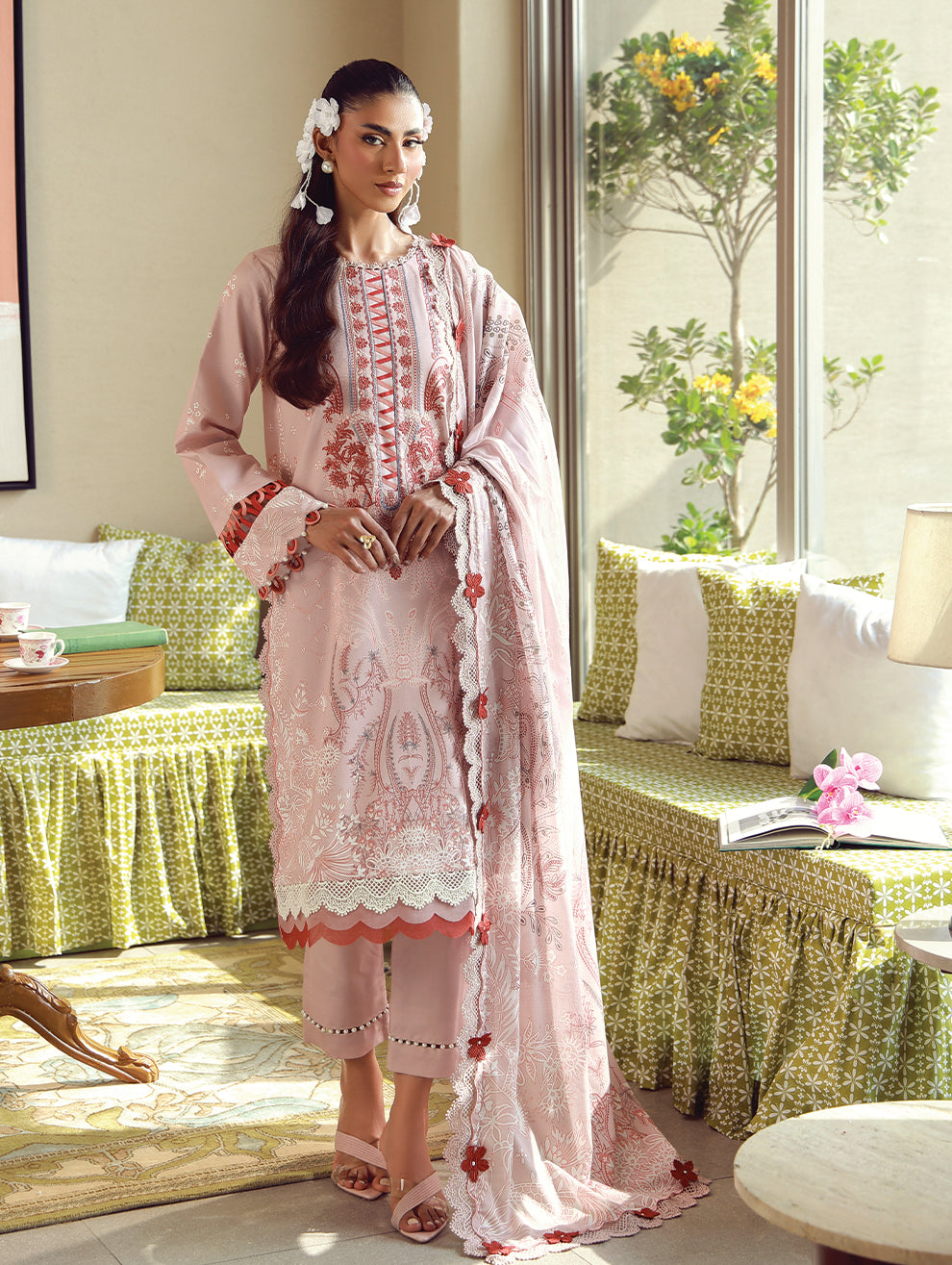 Jade Urbane Embroidered Lawn Suit