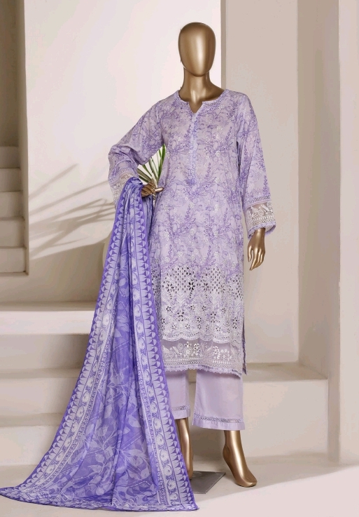 Sadabahar Embroidered Lawn Suit