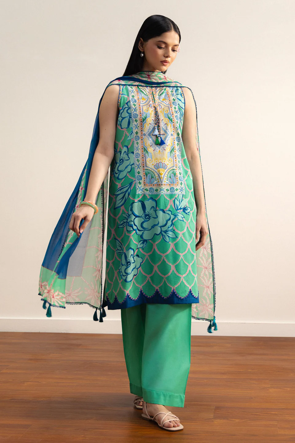 Zara Shahjahan Coco Printed Lawn Suit