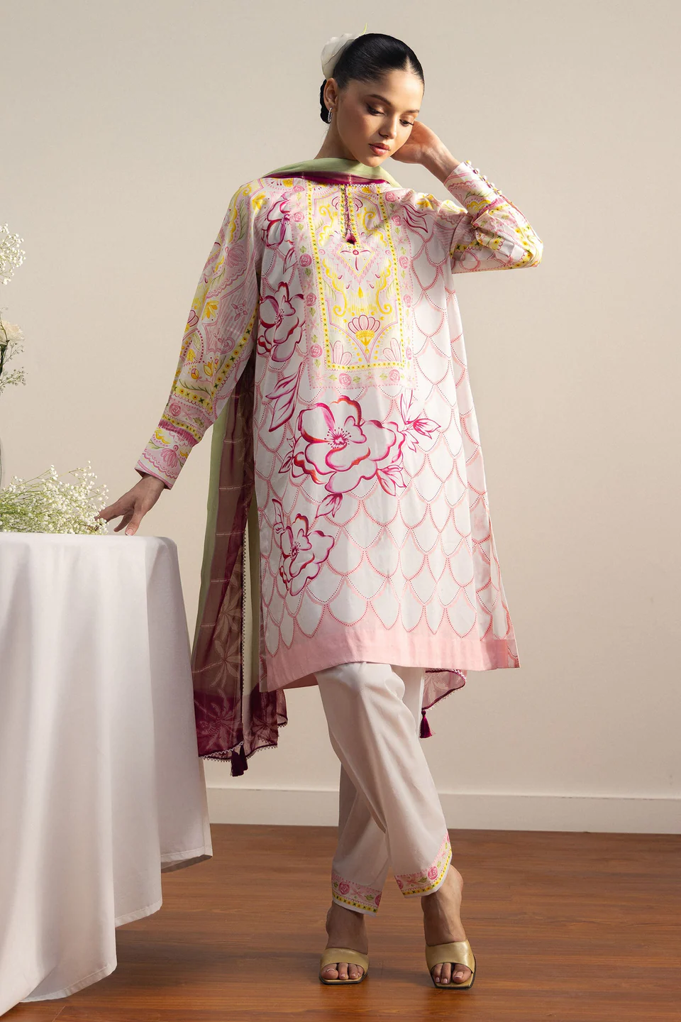 Zara Shahjahan Coco Printed Lawn Suit