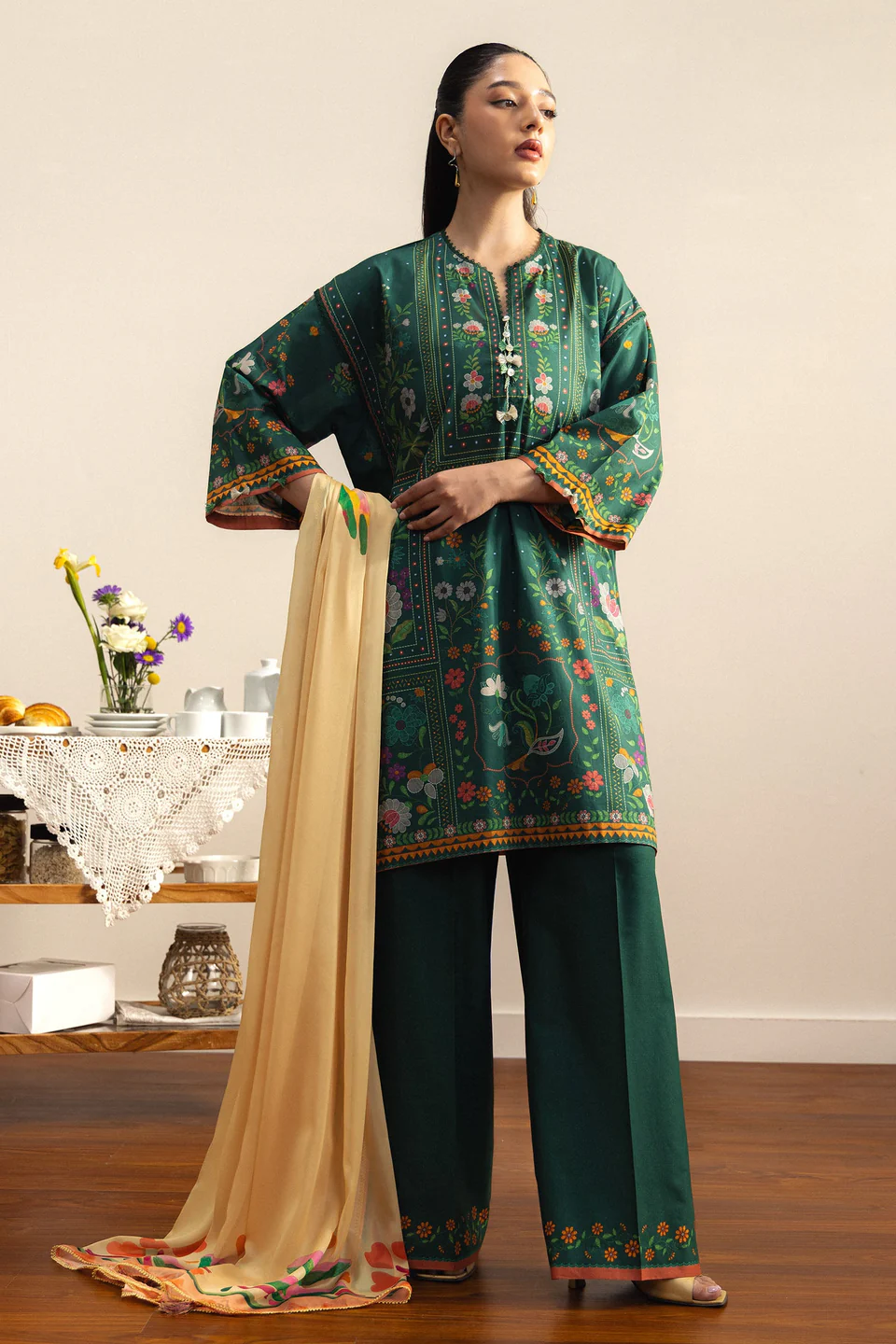 Zara Shahjahan Coco Printed Lawn Suit