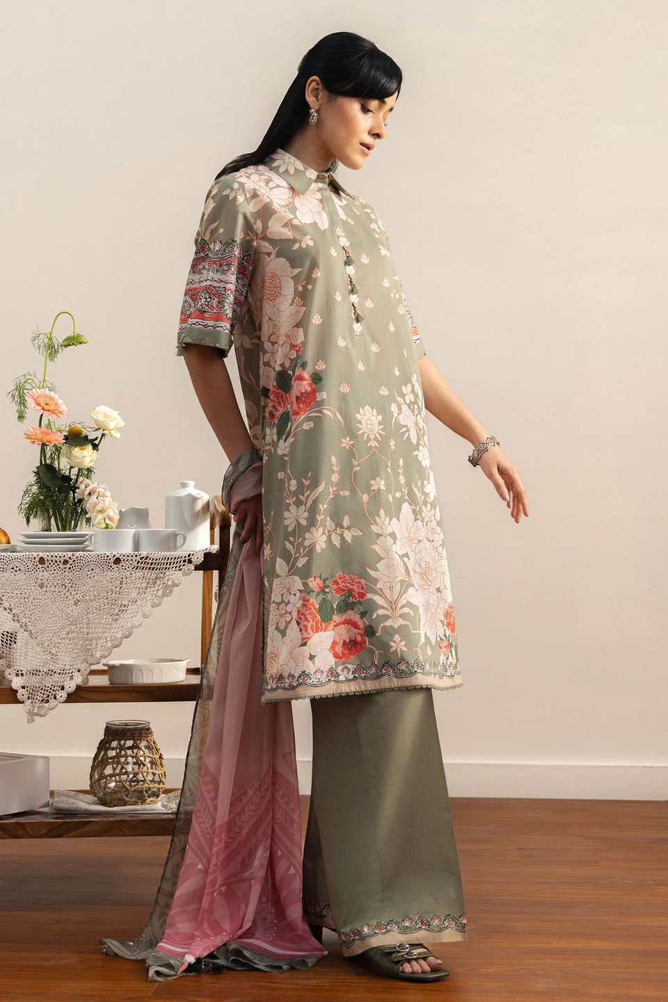 Zara Shahjahan Coco Printed Lawn Suit