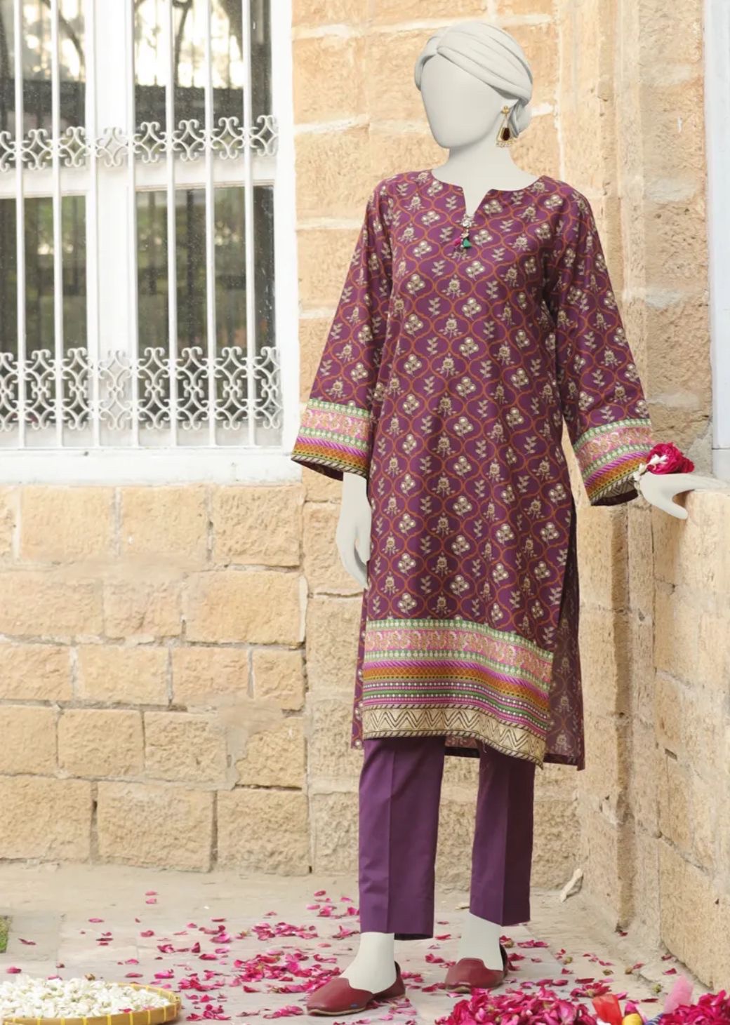 Junaid Jamshed LAWN PRINTED SUIT.