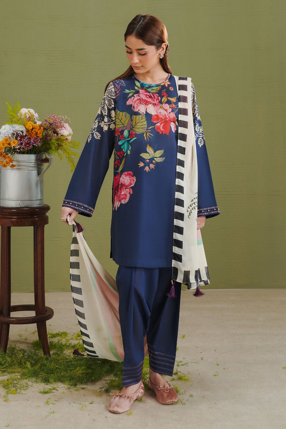 Zara Shahjahan Coco Printed Lawn Suit