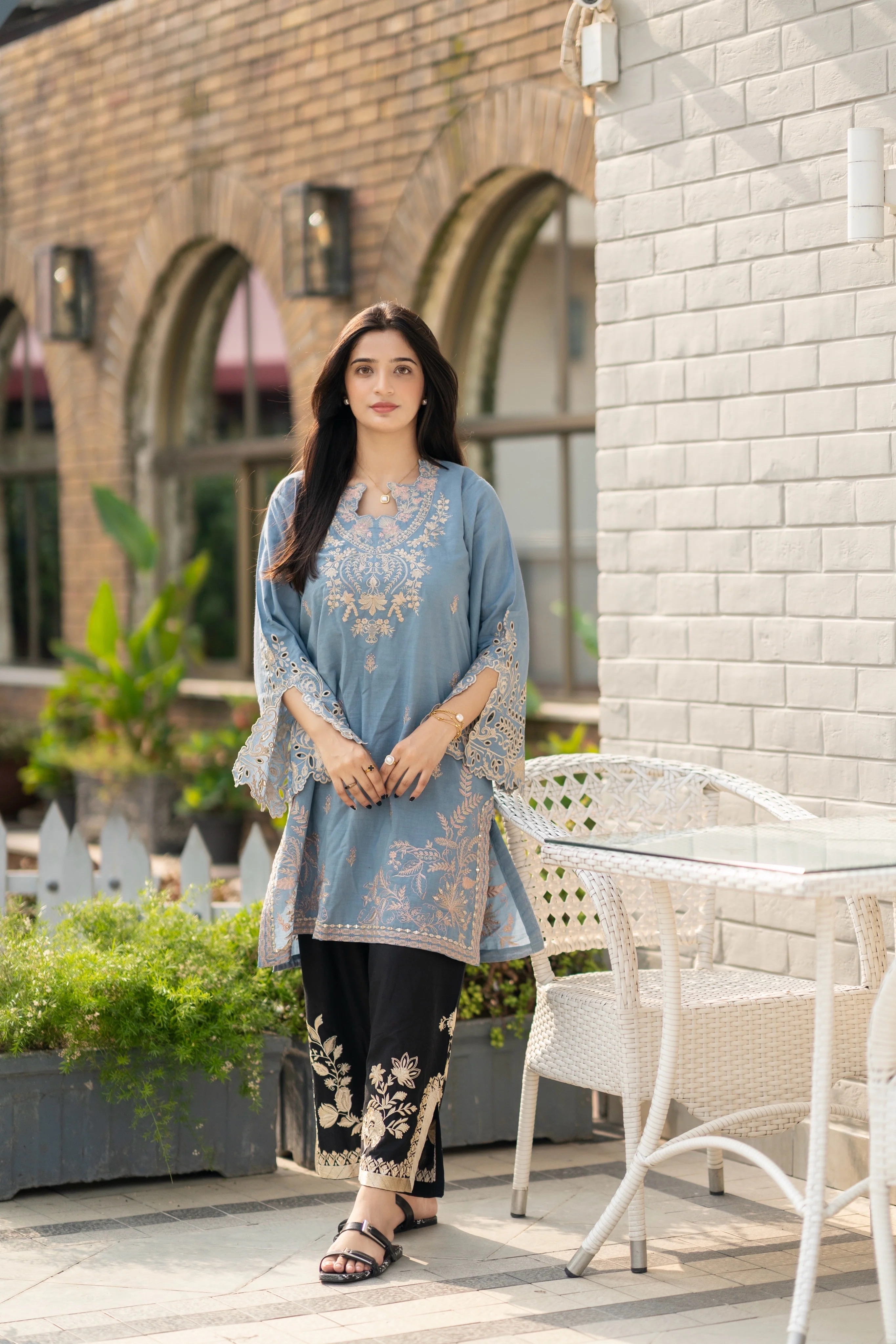 Zainab Embroidered Co ord