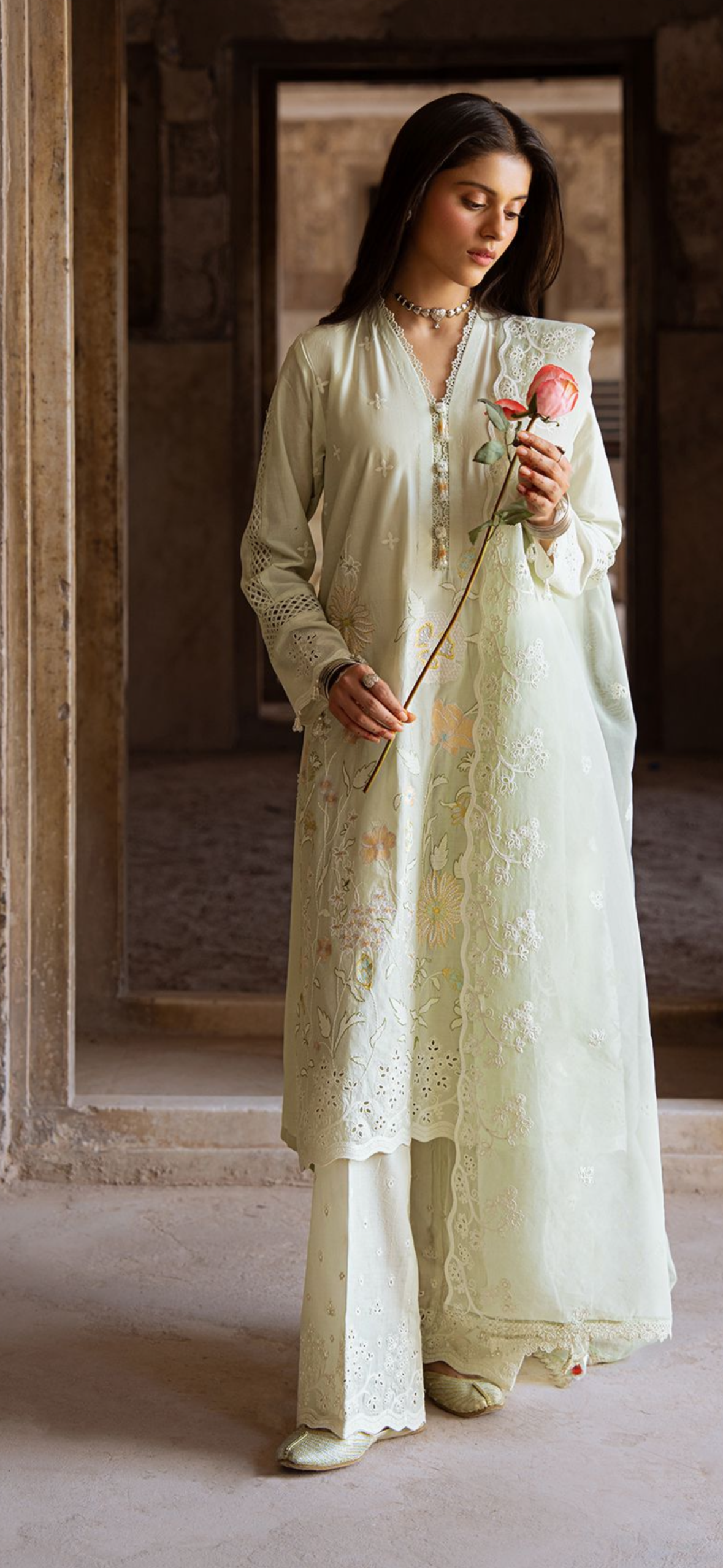 Cross Stitch Embroidered Lawn Suit