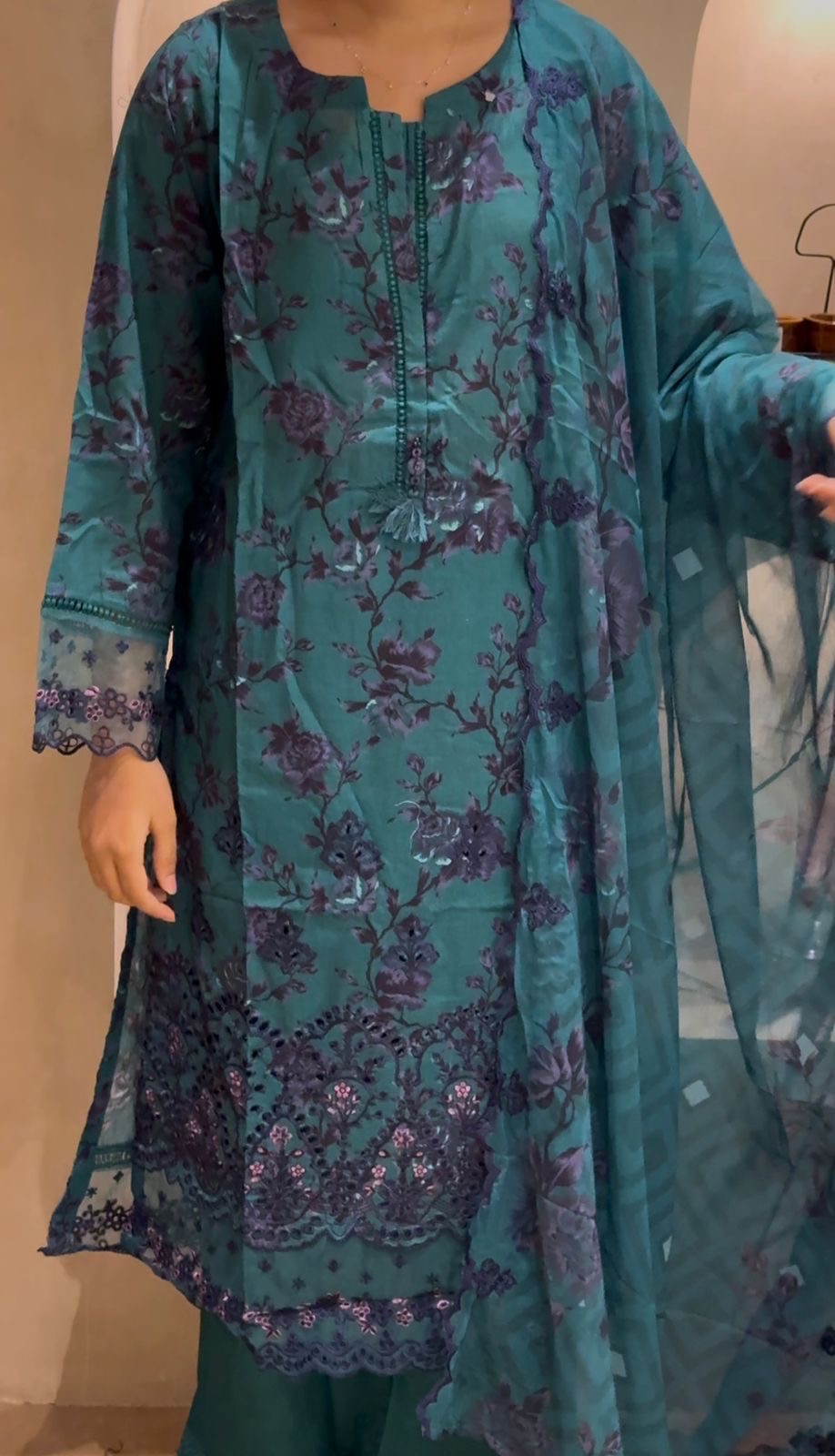 Sadabahar Embroidered Lawn Suit