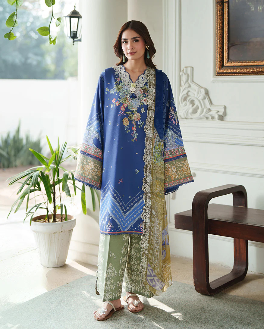 Roheenaz Embroidered Lawn Suit