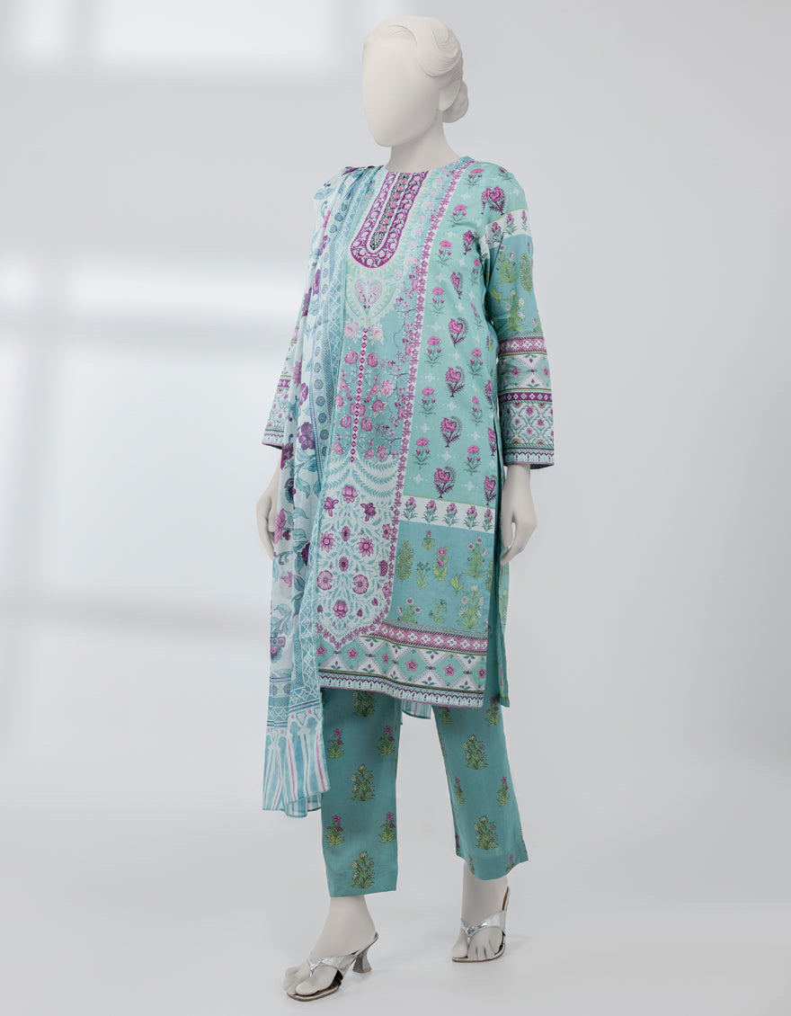 Junaid Jamshed Pret Printed Suit