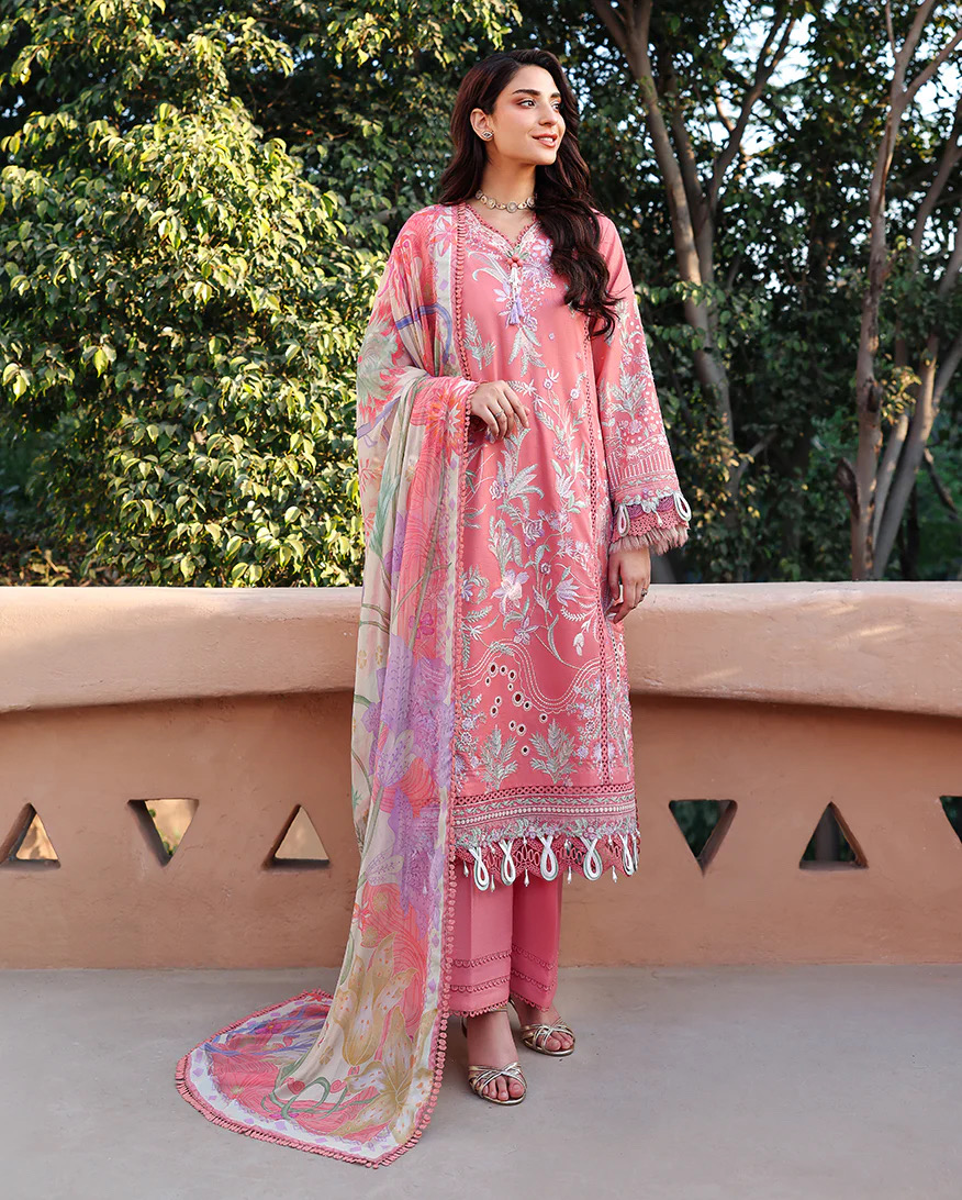 Roheenaz Embroidered Lawn Suit