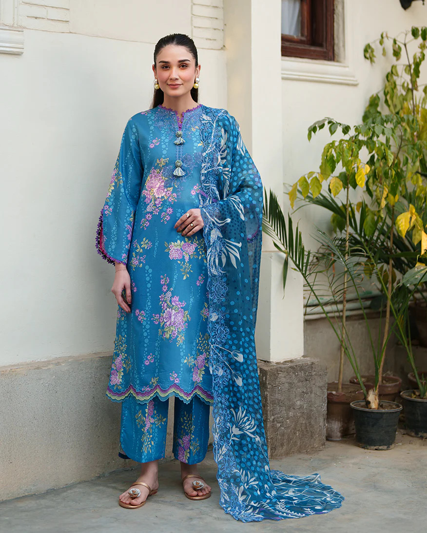 Roheenaz Embroidered Lawn Suit