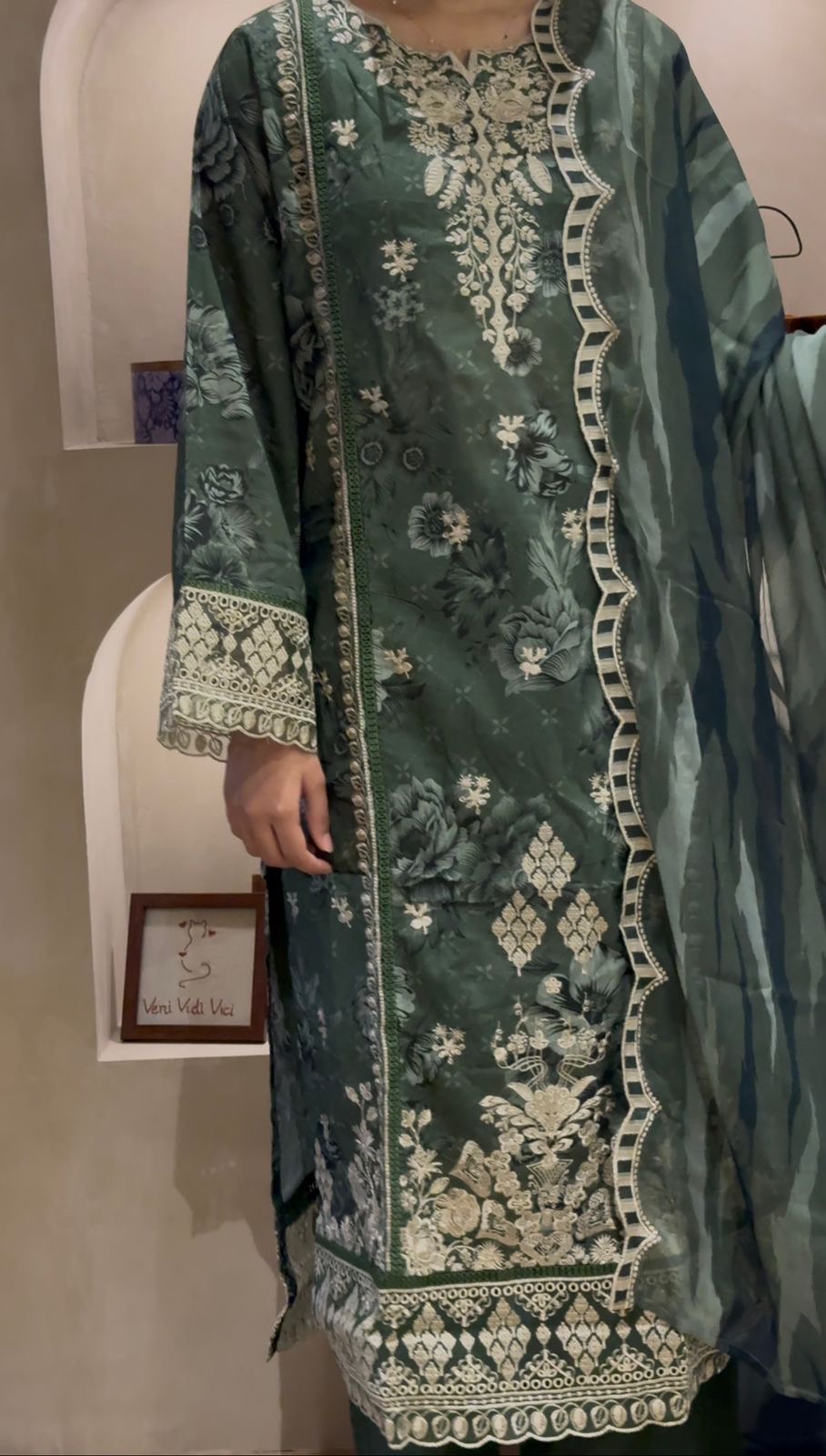 Sadabahar Embroidered Lawn Suit