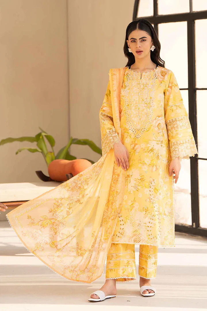 Ellena Embroidered Lawn Suit