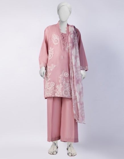 Junaid Jamshed Pret Embroidered Suit