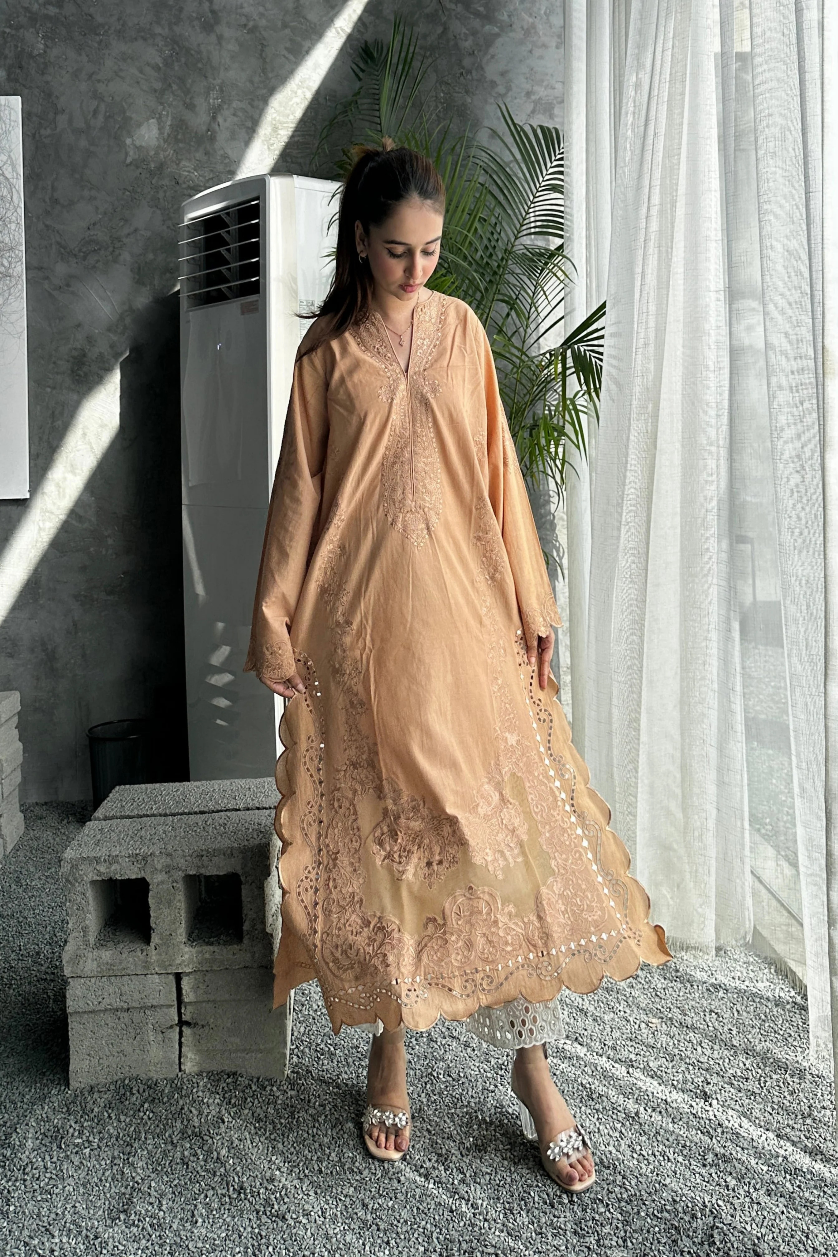 Zainab Embroidered Co Ord