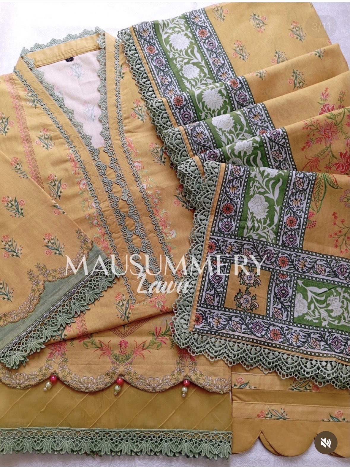 Mausummery Ready to wear Lawn Suit