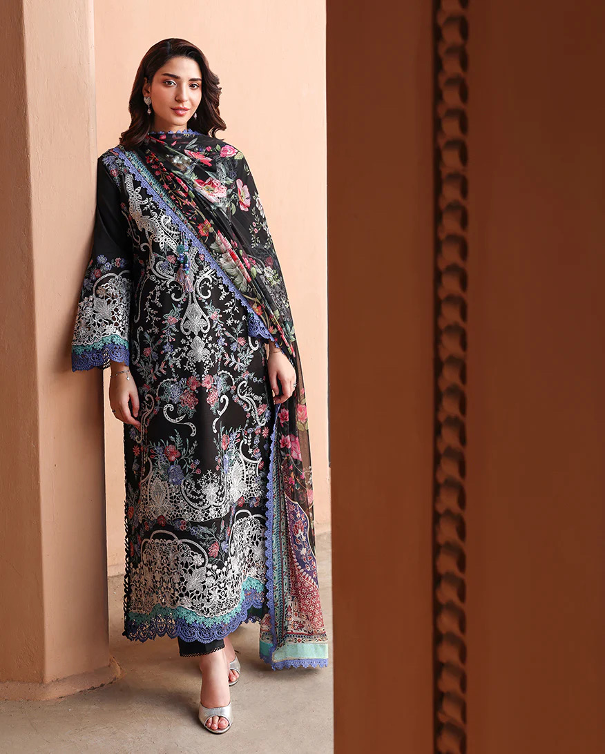 Roheenaz Embroidered Lawn Suit