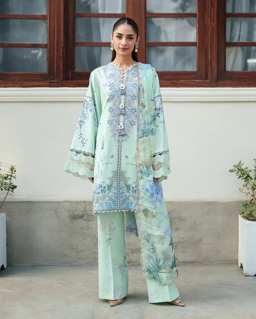 Roheenaz Embroidered Lawn Suit