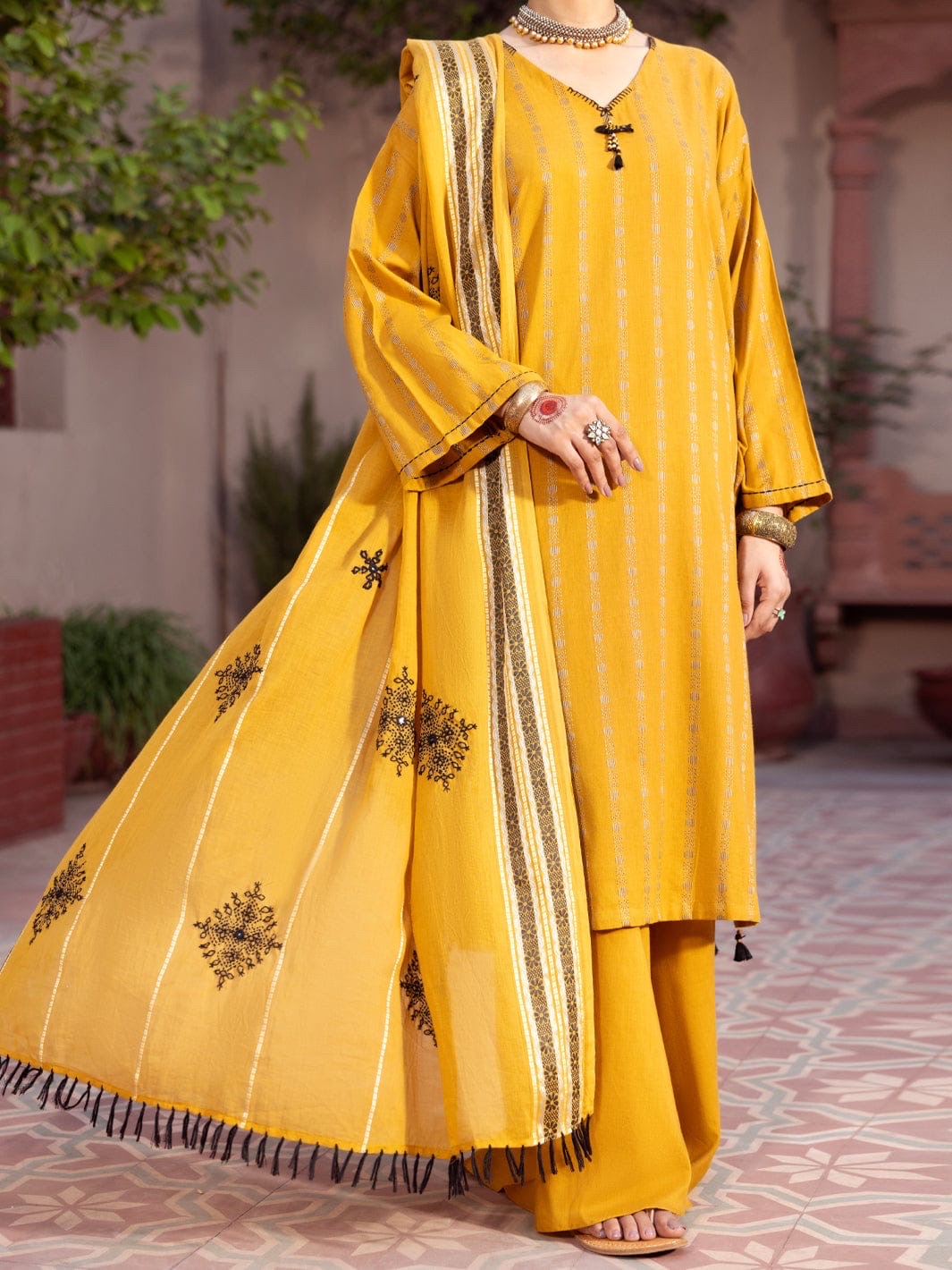 Almirah Cotton Dobby Suit Stitched