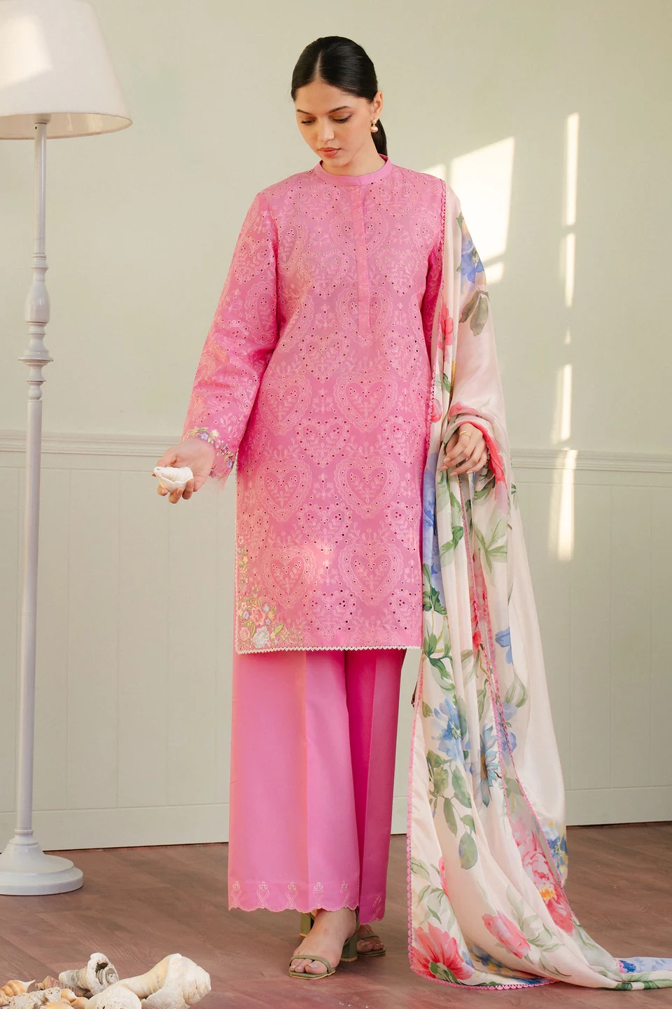 COCO Embroidered BY ZARASHAHJAHAN Embroidered Suit