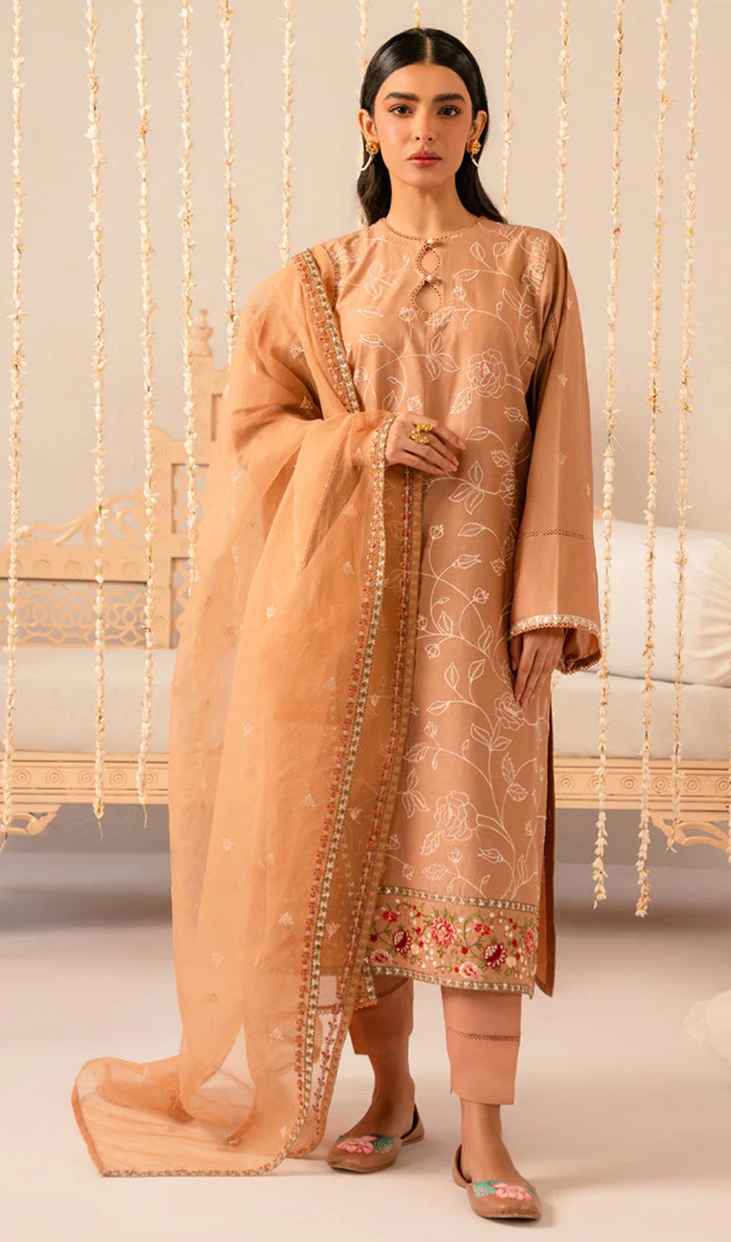 CROSS STITCH Embroidered Suit