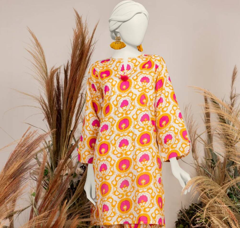JUNAID JAMSHED Printed Kurti