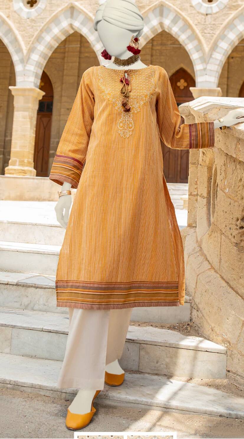 Junaid Jamshed Embroidered Kurti