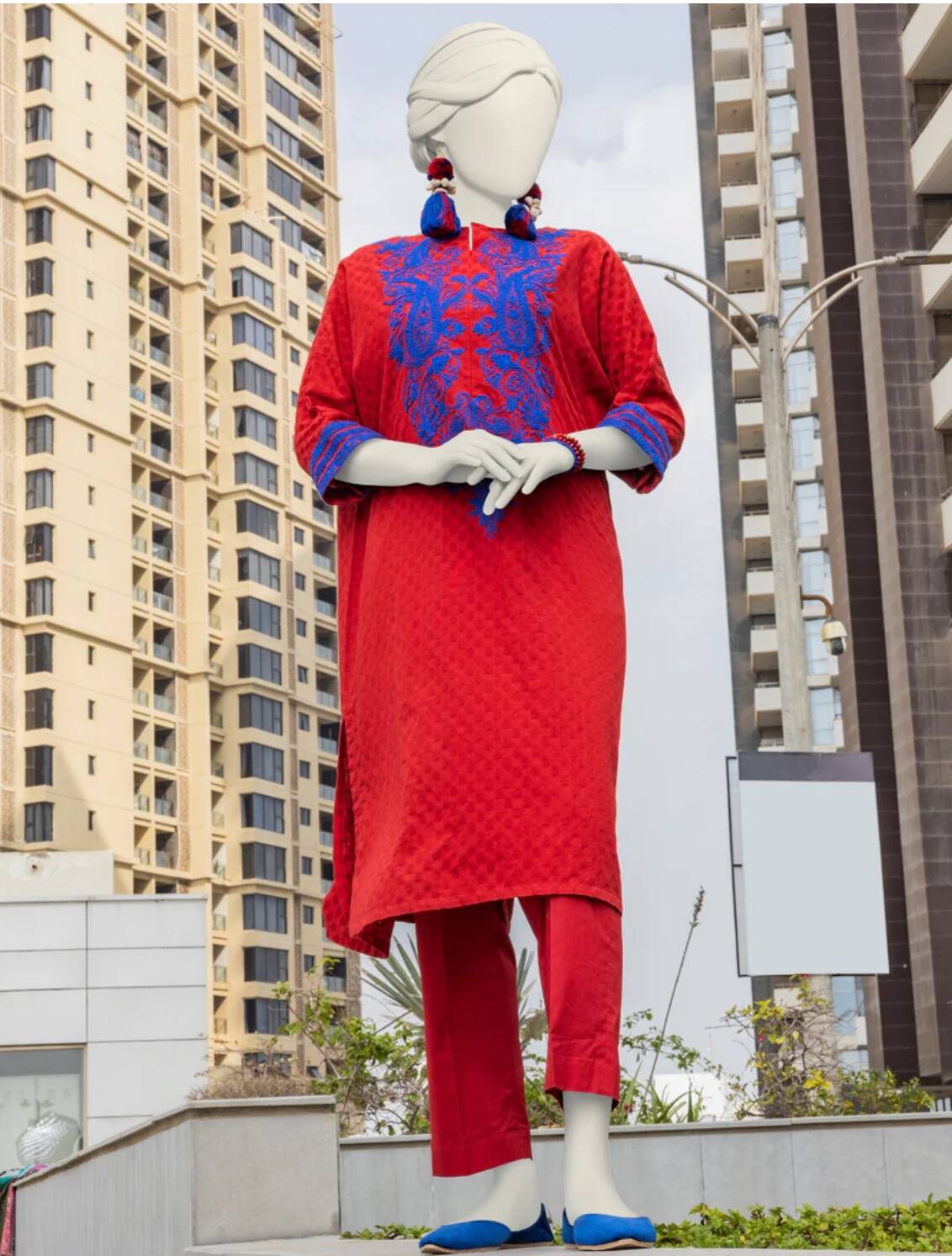 Junaid Jamshed Embroidered Top