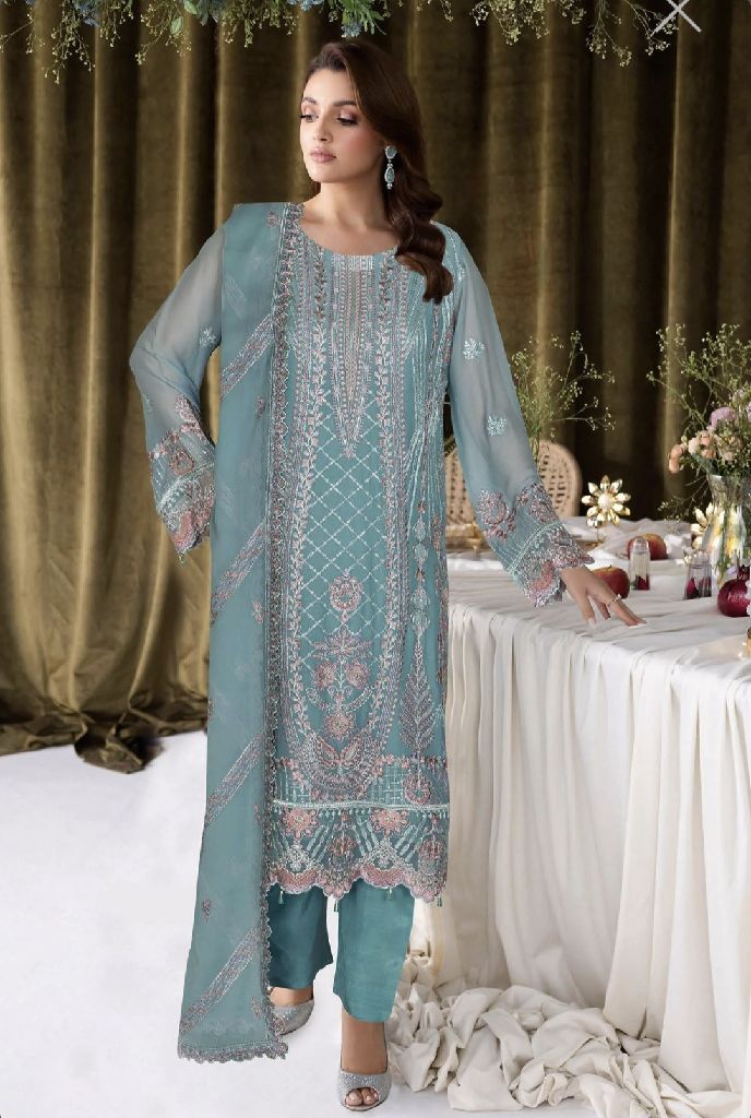 Ramsha Chiffon Suit