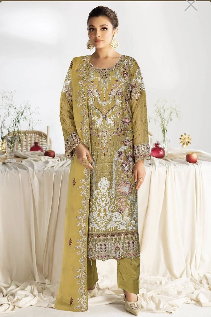 Ramsha Chiffon Suit