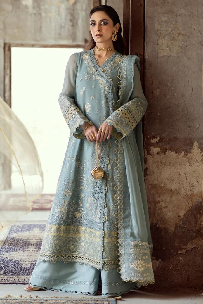 Qalamkar Premium Chiffon Suit
