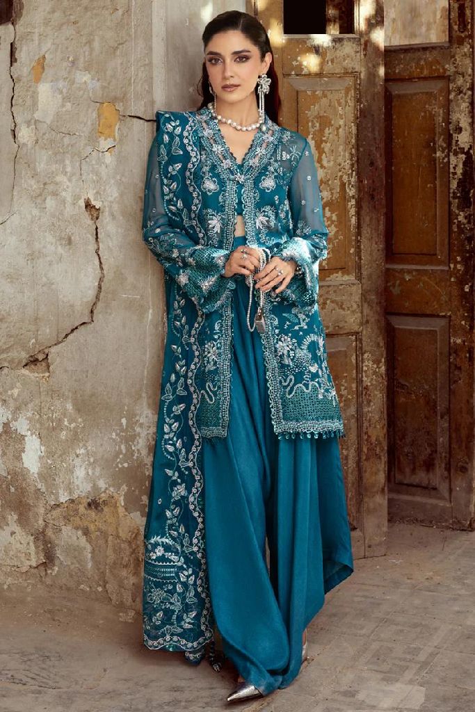 Qalamkar Premium Chiffon Suit